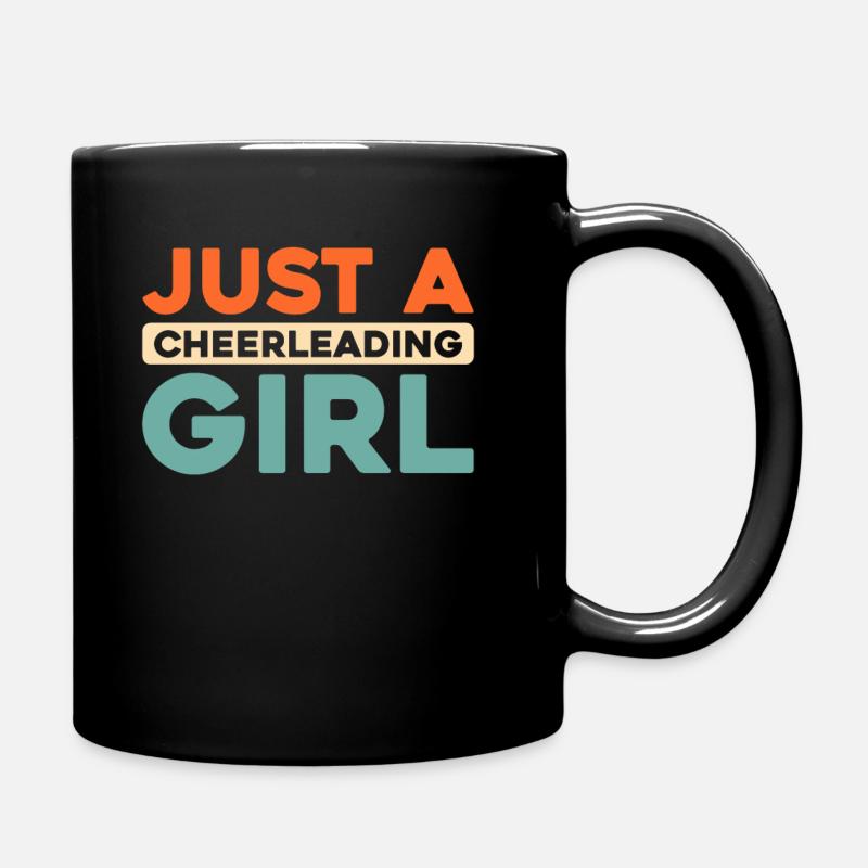Cheerleader Cheerleading - Tasse einfarbig - Schwarz