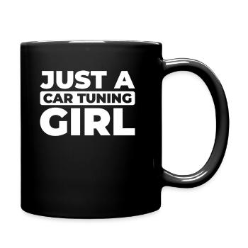 Schrauber Tuner Tuning Juste une fille de tuning de voiture - Mug uni - noir - Droite