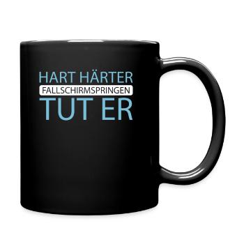 Parachutisme - Mug uni - noir - Droite