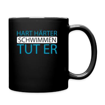 Nageurs nageurs - Mug uni - noir - Droite