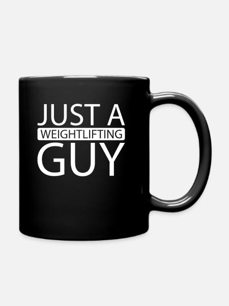 Gewichtheben Gewichtheber - Tasse einfarbig - Schwarz