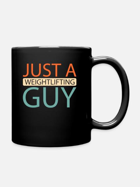 Weightlifting Weightlifting - Full Colour Mug - black