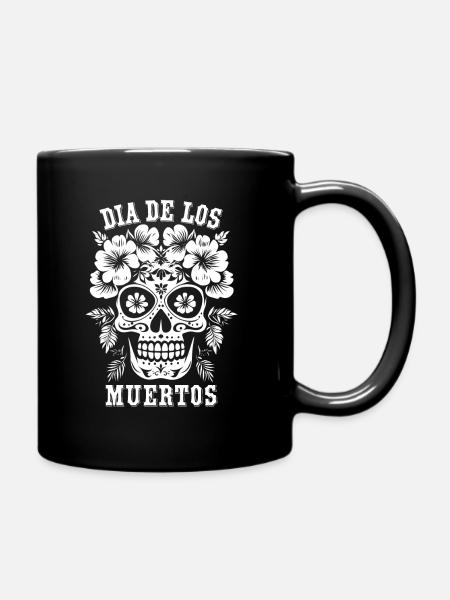 Costume - Dia de los muertos - Halloween - Full Colour Mug - black