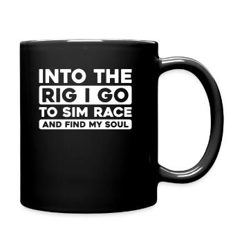 Sim Racing - Tasse einfarbig - Schwarz - Rechts