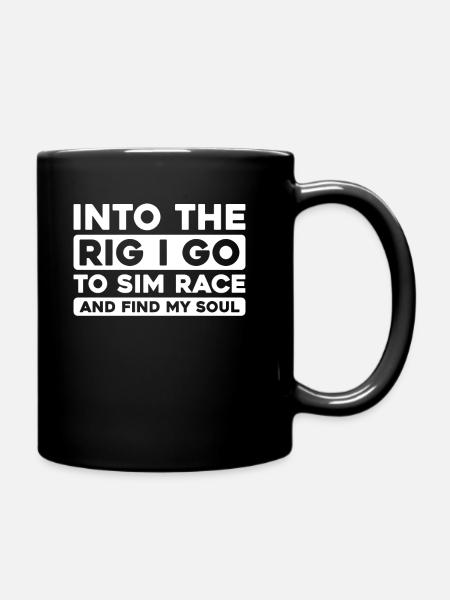 Sim Racing - Tasse einfarbig - Schwarz