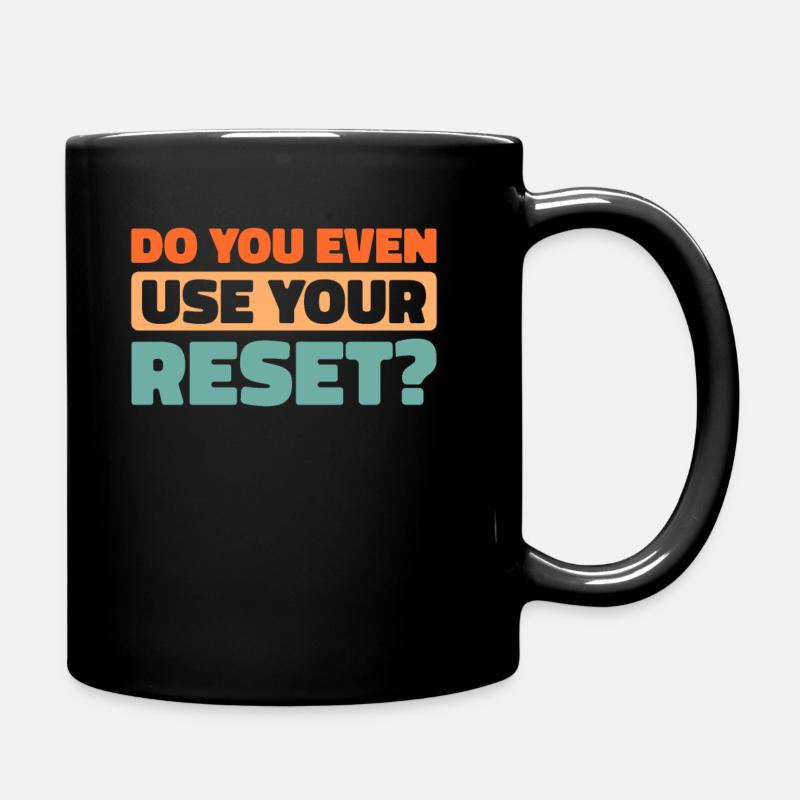 Sim Racing - Tasse einfarbig - Schwarz