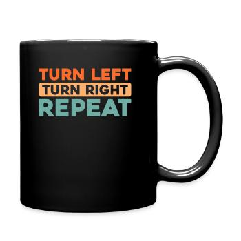 Sim Racing - Full Colour Mug - black - Right