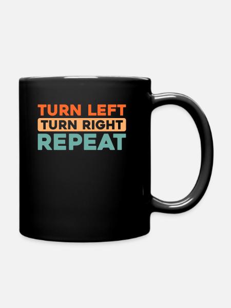 Sim Racing - Tasse einfarbig - Schwarz