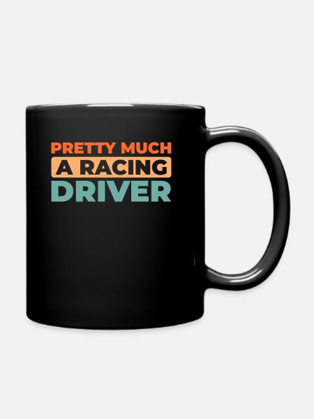 Sim Racing - Tasse einfarbig - Schwarz