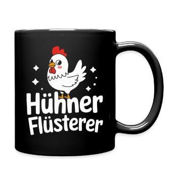 poulet poulets fermier fermier ferme - Mug uni - noir - Droite