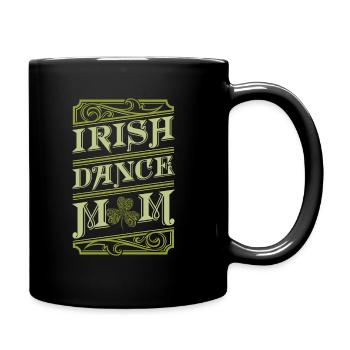 Irish Dance Irischer Tanz - Tasse einfarbig - Schwarz - Rechts