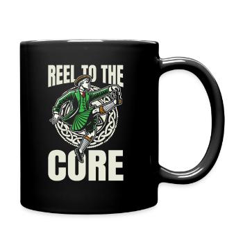 Irish Dance Irischer Tanz - Tasse einfarbig - Schwarz - Rechts