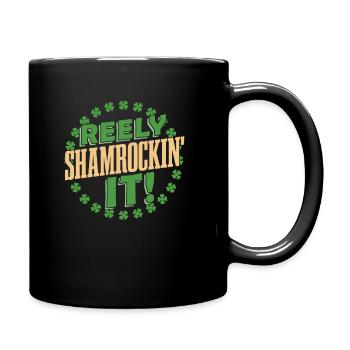 Irish Dance Irischer Tanz - Tasse einfarbig - Schwarz - Rechts