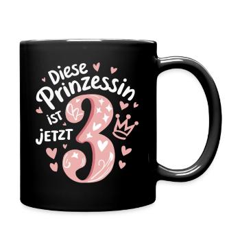 Birthday Gift 3 Years Children's Birthday - Full Colour Mug - black - Right