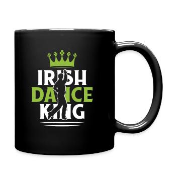 Irish Dance Irischer Tanz - Tasse einfarbig - Schwarz - Rechts
