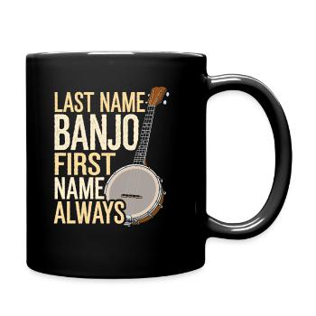 Banjo - Full Colour Mug - black - Right