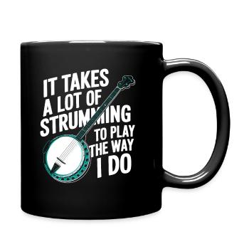Banjo - Full Colour Mug - black - Right