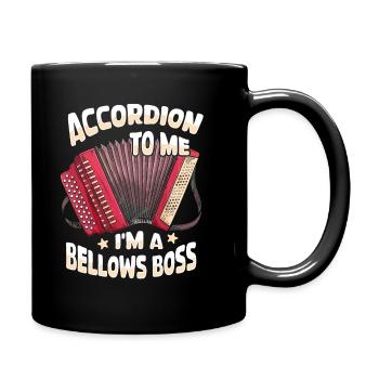 Accordion - Full Colour Mug - black - Right