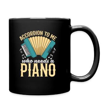 Accordion - Full Colour Mug - black - Right