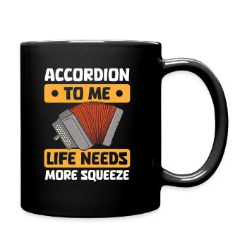 Accordion - Full Colour Mug - black - Right