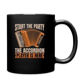 Accordion - Full Colour Mug - black - Right