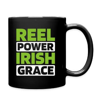 Irish Dance Irischer Tanz - Tasse einfarbig - Schwarz - Rechts
