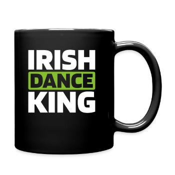 Irish Dance Irischer Tanz - Tasse einfarbig - Schwarz - Rechts