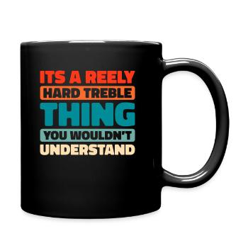 Irish Dance Irischer Tanz - Tasse einfarbig - Schwarz - Rechts