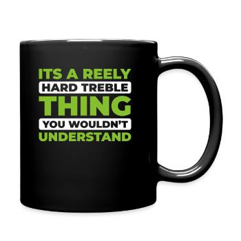 Irish Dance Irischer Tanz - Tasse einfarbig - Schwarz - Rechts