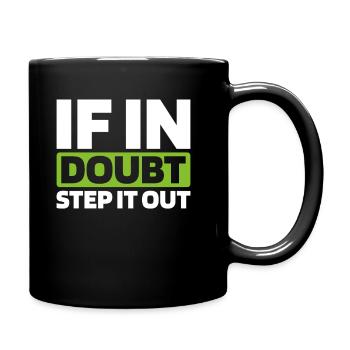 Irish Dance Irischer Tanz - Tasse einfarbig - Schwarz - Rechts