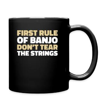 Banjo - Mug uni - noir - Droite