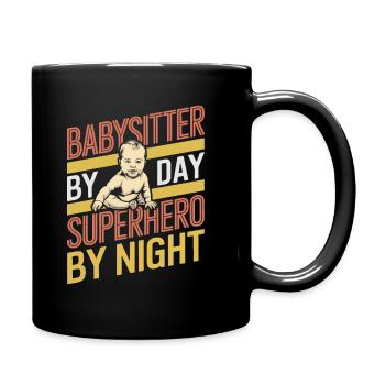 Baby-sitter - Mug uni - noir - Droite
