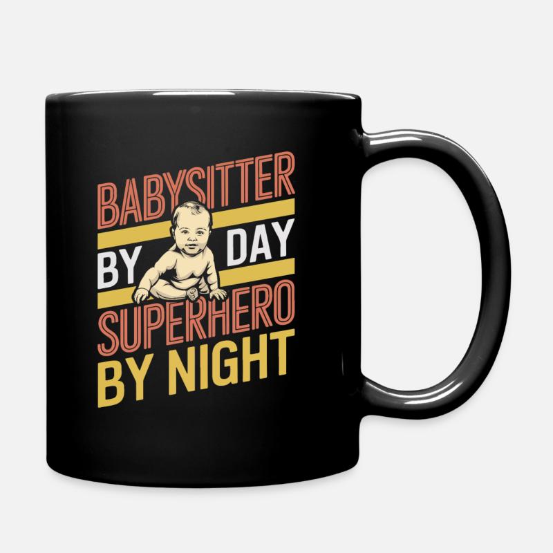 Babysitter - Tasse einfarbig - Schwarz