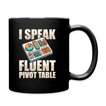 Analytiker - Tasse einfarbig - Schwarz - Rechts
