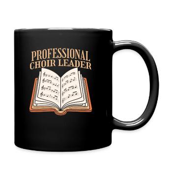 Professeur de chorale - Mug uni - noir - Droite
