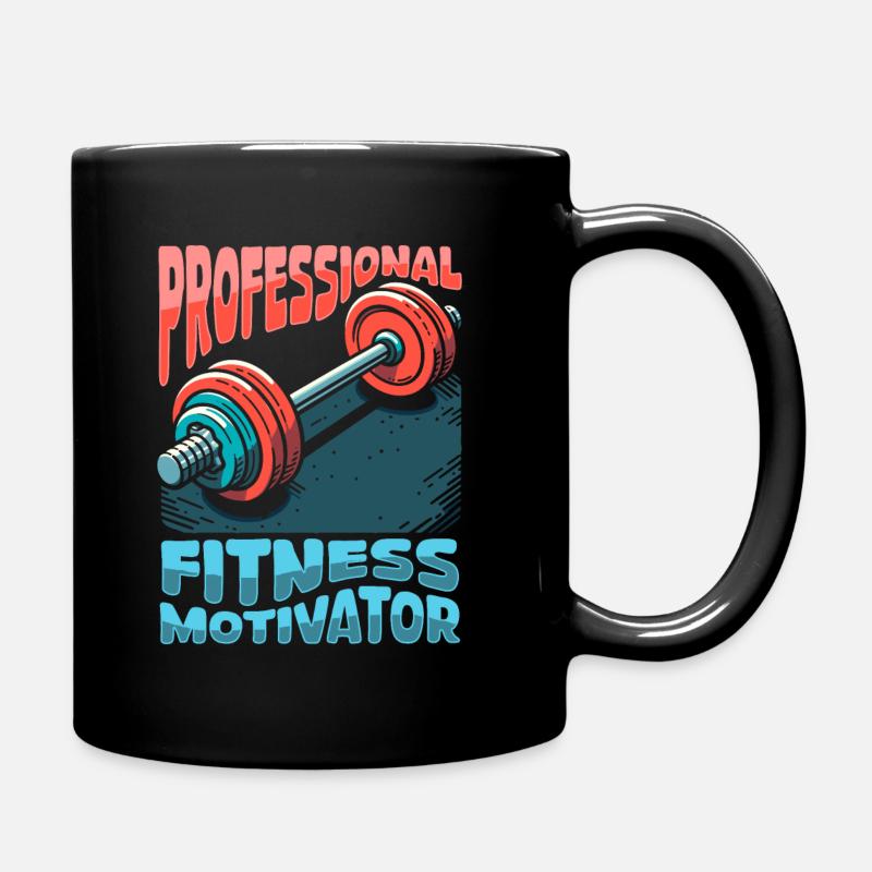 Fitnesstrainer Personal Trainer - Tasse einfarbig - Schwarz