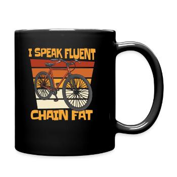Bicycle mechanic - Full Colour Mug - black - Right