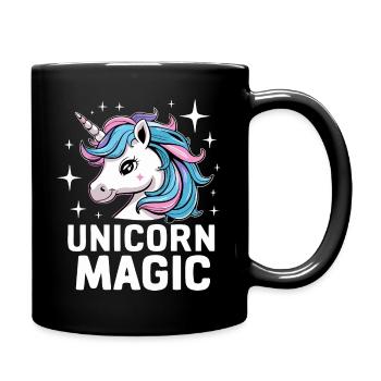 Unicorn Unicorns Fairy Tale Magical - Full Colour Mug - black - Right
