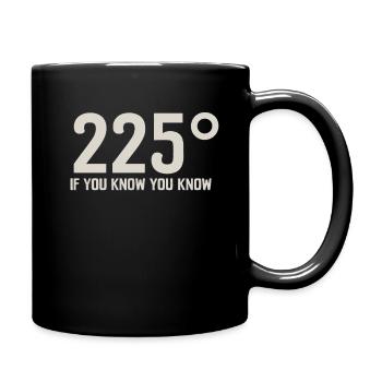 Grill Grillen Griller BBQ Barbecue - Tasse einfarbig - Schwarz - Rechts