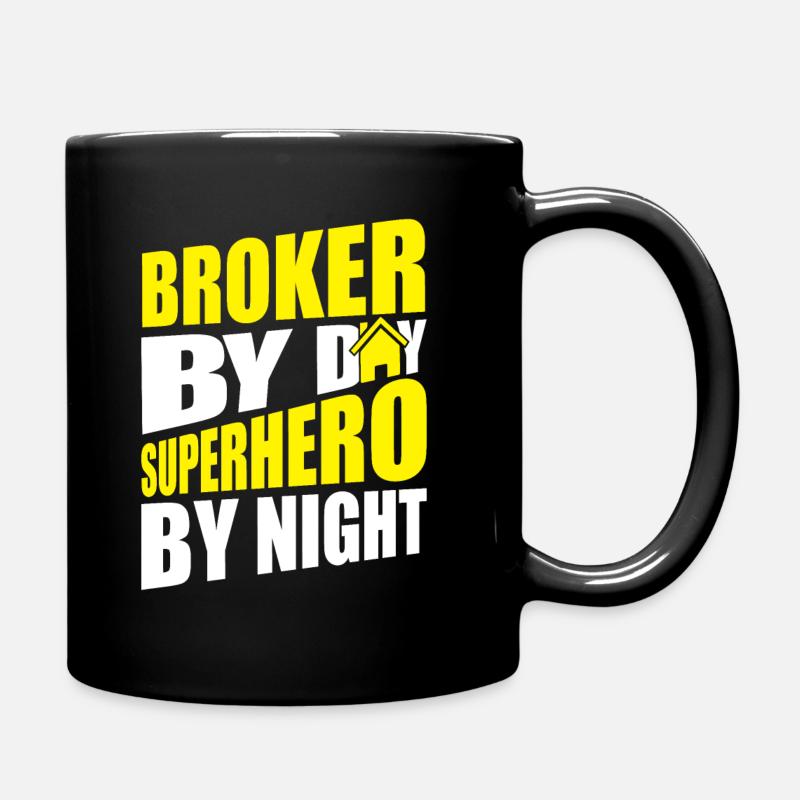 Broker - Full Colour Mug - black