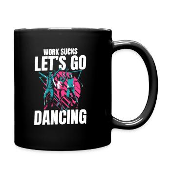 Dancing Dancers - Full Colour Mug - black - Right