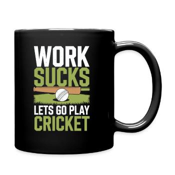 Cricket - Full Colour Mug - black - Right