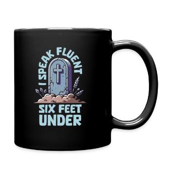 Gravedigger Funeral Assistant - Full Colour Mug - black - Right