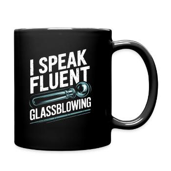 Glass worker - Full Colour Mug - black - Right