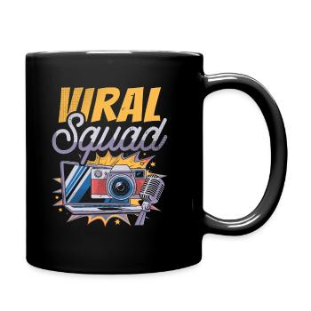 Blogger Blogging Squad - Full Colour Mug - black - Right