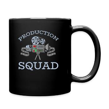Filmproduzent Kader - Tasse einfarbig - Schwarz - Rechts