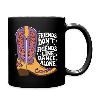 Danse en ligne Danseurs - Mug uni - noir - Droite
