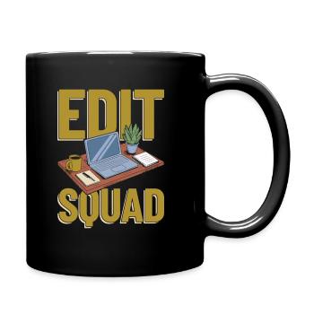 Editor Squad - Full Colour Mug - black - Right