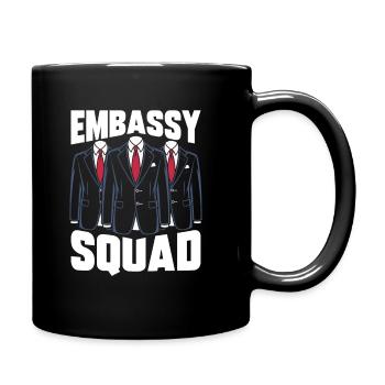 Cadre diplomatique - Mug uni - noir - Droite