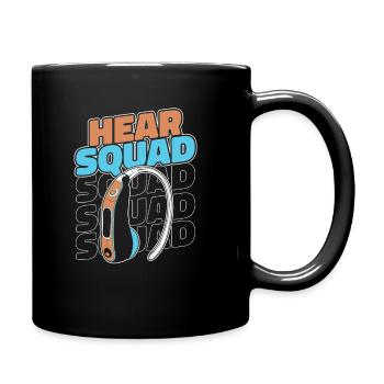 Hearing aid specialist Kader - Full Colour Mug - black - Right